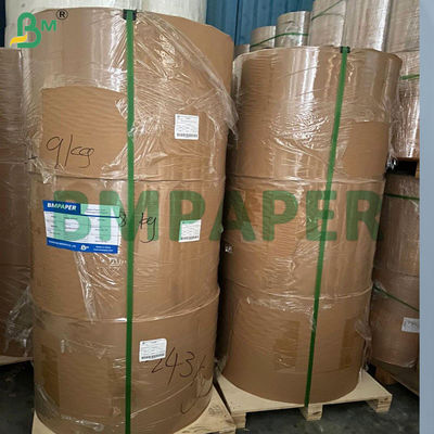 38 gm 50 gm Papel à prova de gordura puro Branco e Marrom para sacos de sanduíche