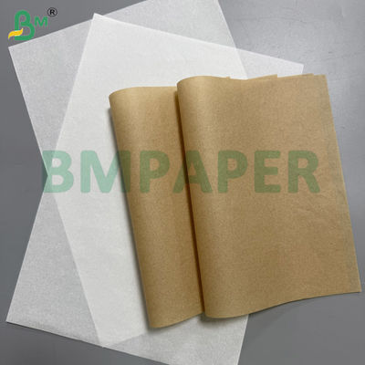Kit de qualidade alimentar 7 de cozimento Folha à prova de gordura Marrom / papel branco 30cm 60cm