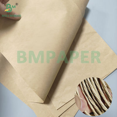75gm Alta resistência à explosão e alta ductilidade Papel Kraft castanho Corda de papel torcida