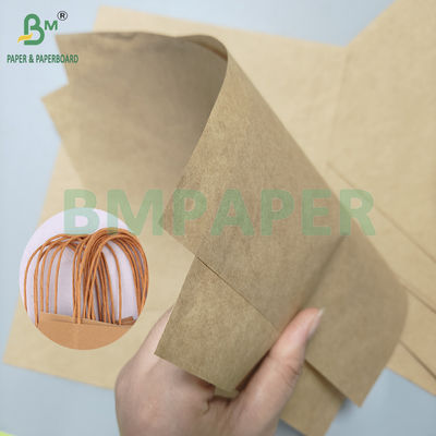75gm Alta resistência à explosão e alta ductilidade Papel Kraft castanho Corda de papel torcida