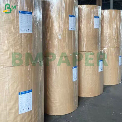 C1S 70GSM Rolos de papel brilhante revestidos de um lado para rótulos de cerveja
