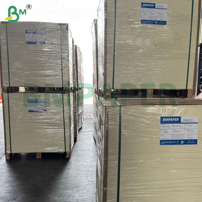 Tabela de papel de exibição de 3 mm de pasta de madeira branca para sinalização pendurada 1220 x 2440 mm