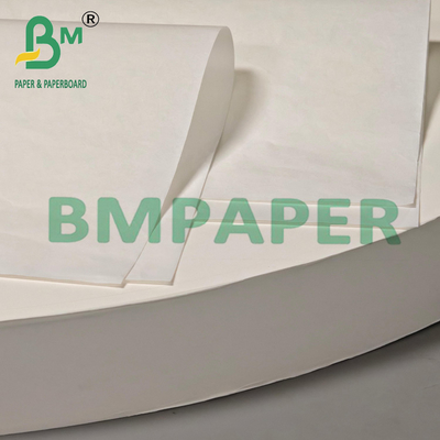 Papel de embrulho branco puro de qualidade alimentar de 26g para canudos de bebida 28/29mm x 6000m