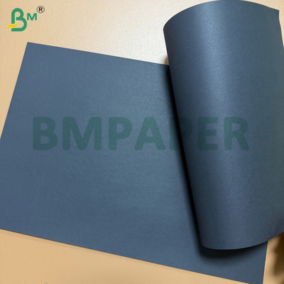 Papel Kraft Preto Profundo Dupla Face 70gsm 80gsm, Rolos de 300-2300mm