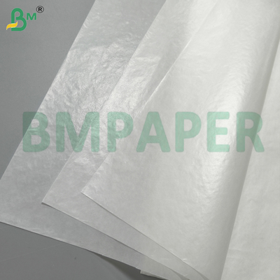 Papel encerado à prova de hidratação e gordura 30 gm semitranslúcido para embalagem de alimentos