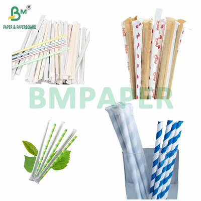 Rolos de Papel para Embrulho de Palhinhas 100% Verde Seguro 24grs 26grs 28grs 29mm 34mm