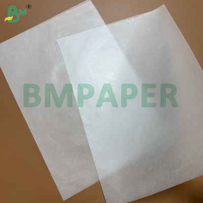 Papel de embrulho branco revestido com cera de qualidade alimentar para embrulhos de hambúrgueres