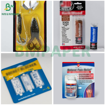 Cartão de Blister Branco 400gsm com Forte Adesão para Embalagem por Termoselagem