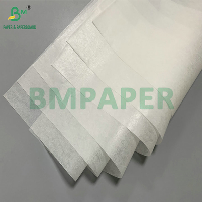 Papel de cera branco à prova de gordura para alimentos 21gsm 23gsm para embalagem