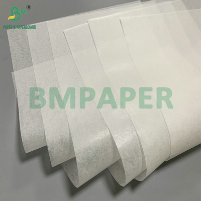 Papel de cera branco à prova de gordura para alimentos 21gsm 23gsm para embalagem