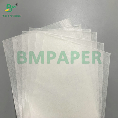 Papel de cera branco à prova de gordura para alimentos 21gsm 23gsm para embalagem