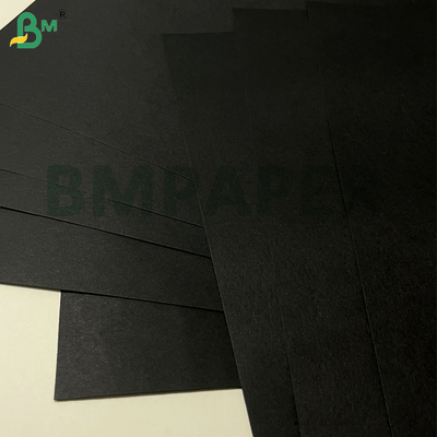 Papel Kraft Preto Fosco Liso de 80gsm Bom para Dobrar para Sacolas de Compras e Embalagens de Presente