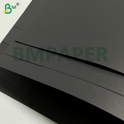 80gm Pulpa de madeira de lado duplo preto DIY Luxury Packaging Papel Kraft