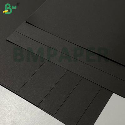 80gm Pulpa de madeira de lado duplo preto DIY Luxury Packaging Papel Kraft
