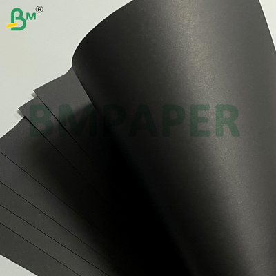 80gm Pulpa de madeira de lado duplo preto DIY Luxury Packaging Papel Kraft