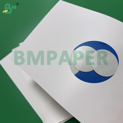 Papel branco absorvente selável a quente para juntas de tampas de garrafa, material em rolo