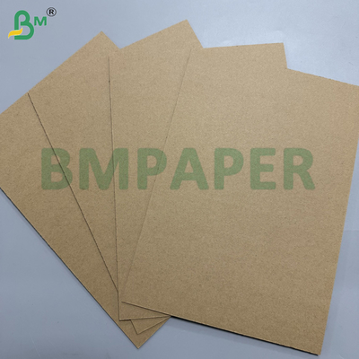 Cartão ondulado de flauta elétrica marrom de três camadas para fazer caixas de embalagem, não revestidas 140/100/140gm