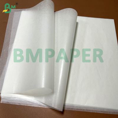 30 gm 40 gm Papel de cera branco de qualidade alimentar para embalagem de hambúrgueres 30 x 40 cm