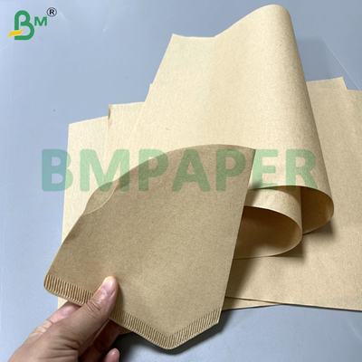 50g/m² 340mm 380mm Papel Filtro Branco Marrom para Alimentos para Cafeteria