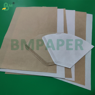 50gsm 54gsm Papel de Filtro de Café Crepe Branco Castanho para Saquinho de Chá Ecológico