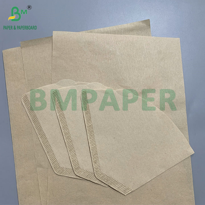 Papel de filtro de café texturizado 50gsm 54gsm branco ou castanho