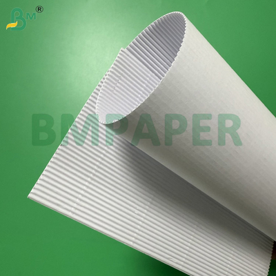 Bobinas de Papel Mic-Ondulado Branco 100cmx50m, 2 Camadas 70gsm + 70gsm
