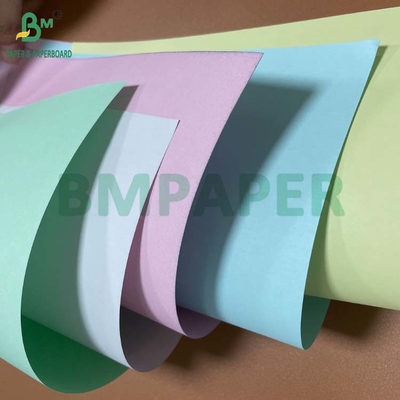 Papel NCR Auto Copiativo 60gsm CB Branco CFB Rosa CF Amarelo para Papelaria