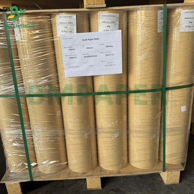 60 g 70 g de papel kraft de resistência à tração para embalagens de alta qualidade
