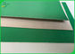 lado resistente de dobramento Grey Cardboard In Sheet verde revestido de 1.2mm um