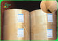40GSM 50GSM Eco - rolo do papel do produto comestível/papel de embalagem amigáveis de Brown Para o mercado do alimento da rua