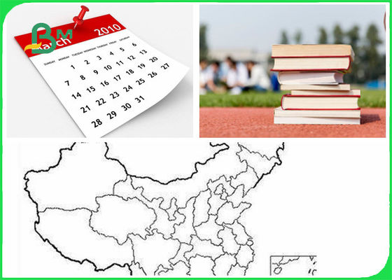 Bom tamanho do papel deslocado certificado FSC da absorção da tinta personalizado para vários livros