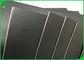 placa de papel preta dura da rigidez 600gsm 800gsm 900gsm de 700*1000mm para caixas de presente