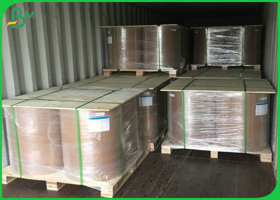 carretel lustroso branco do papel de arte do GV de 300GSM FSC com material natural da polpa de 100%