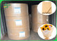 Cor pura impermeável e anti - o papel do forro de Brown Kraft do óleo para DIY floresce a embalagem