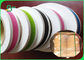 Teste padrão Innoxious colorido de Rolls do papel de palha bebendo da largura 15MM personalizado