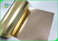 Superfície dourada lateral da cor do papel de embalagem o lavável de materiais fibrosos reflexiva