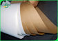 rolo da polpa virgem de 80gsm 90gsm FDA branco/do marrom ofício do papel para o saco da farinha