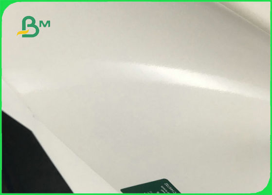 Do PE branco puro da polpa de madeira do FSC 100% papel revestido para fazer o prato fundo 300gsm