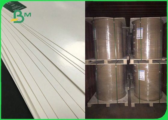 Do PE branco puro da polpa de madeira do FSC 100% papel revestido para fazer o prato fundo 300gsm