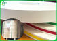 rolo colorido branco Slitted Straw Wrapping Paper 28G do papel de embalagem de 60G 120G