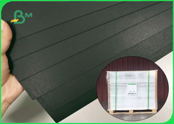 Placa do preto do FSC 300g 400g da polpa de madeira do Virgin 31" * 43" para a roupa etiquetam