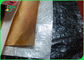 Papel de embalagem lavável 0.55mm preto resistente enrugado do rasgo para sacolas