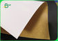 250gsm Clay Coated Kraft Back Paper branco para o envolvimento de alimento 790 * 1090mm