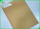 Unbleach Brown colore o papel puro do forro do ofício da placa 135g 200g de Kraft para empacotar