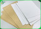 Placa revestida branca do papel de embalagem De 325 gramas única para a caixa descartável do takeaway do alimento