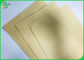 O papel Unbleached de bambu do forro do material 70gsm 80gsm Kraft da polpa para o envelope ensaca