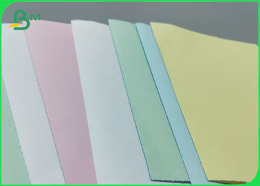 Papel amarelo verde do NCR das cópias de carbono para Incoices 48gsm - 125gsm