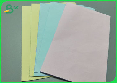Papel amarelo verde do NCR das cópias de carbono para Incoices 48gsm - 125gsm