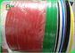 papel de embalagem vermelho 60gsm/verde liso ecológico para as palhas de papel