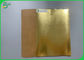 Papel de embalagem lavável da cor 0.55mm dourada impermeável de 0.3mm para o saco reciclado